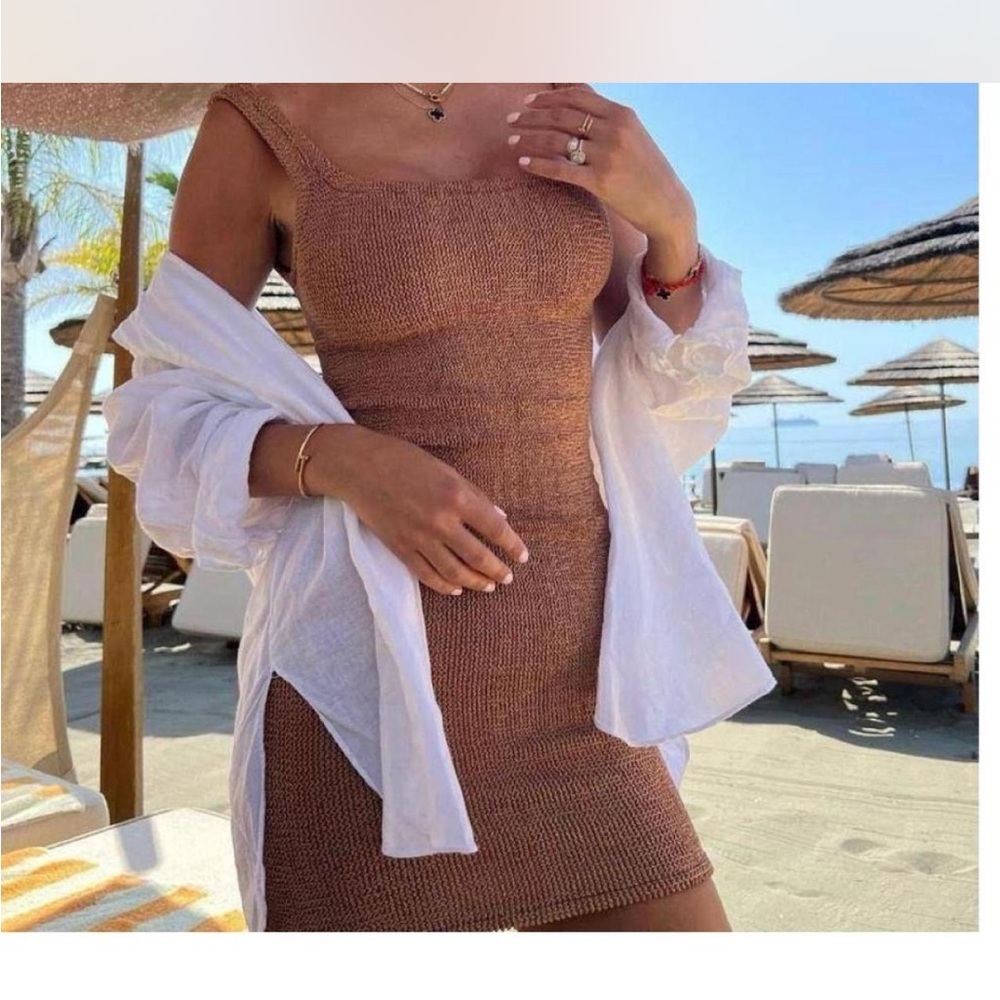 Hunza G beach dress one size
